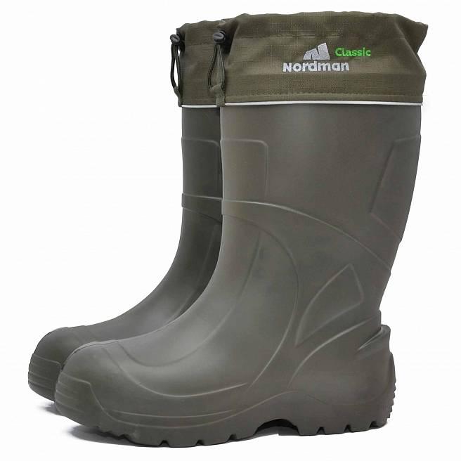 Чоботи Nordman Classic Pro -40 ºС з флісовим вкладишем оливкові, Ева