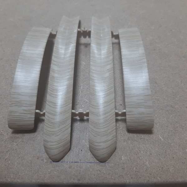 Набір комплектуючих для лиштви з кабель-каналом 70мм Дуб північний