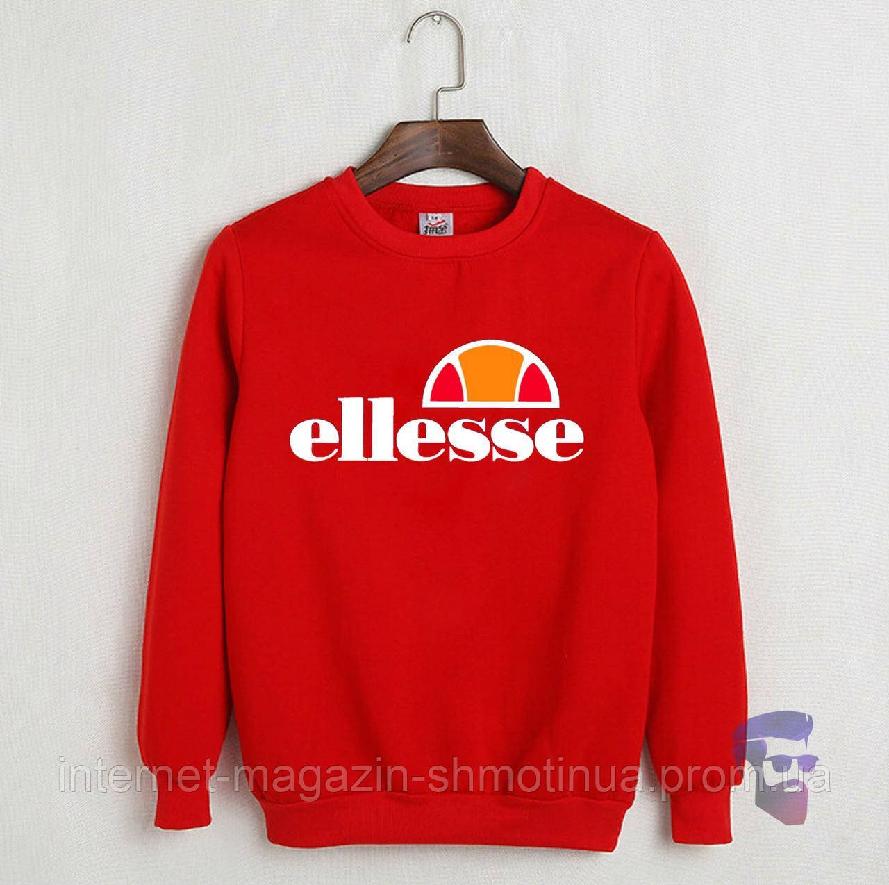 Спортивна кофта Ellesse, Еллессе, світшот, трикотаж, чоловічий, червоного кольору, XS