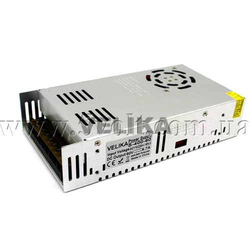 Блок живлення імпульсний S-400-60 400Вт 60В 6,6 А, фото 1