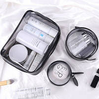 Набір косметичок прозорих Phintory 3 в 1