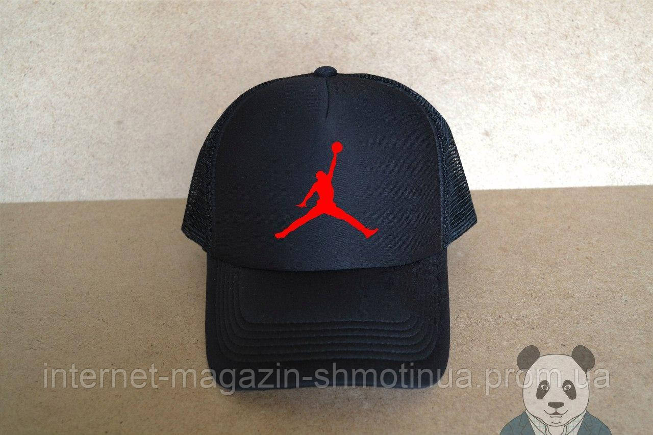 Спортивна кепка Jordan, Джордан, тракер, річна кепка, чоловічий, жіночий, чорного кольору,