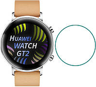 Защитное стекло Huawei Watch GT 2 42mm (Прозрачное 2.5 D 9H) (Хуавей Вотч ГТ 2 42 мм)