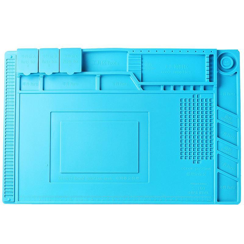 Антистатичний настільний килимок для паяння плат Kaisi S-160 (300*450 мм), фото 1