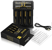 Зарядное устройсво Li-ion Battery Enook Alien E4 USB 4 1A