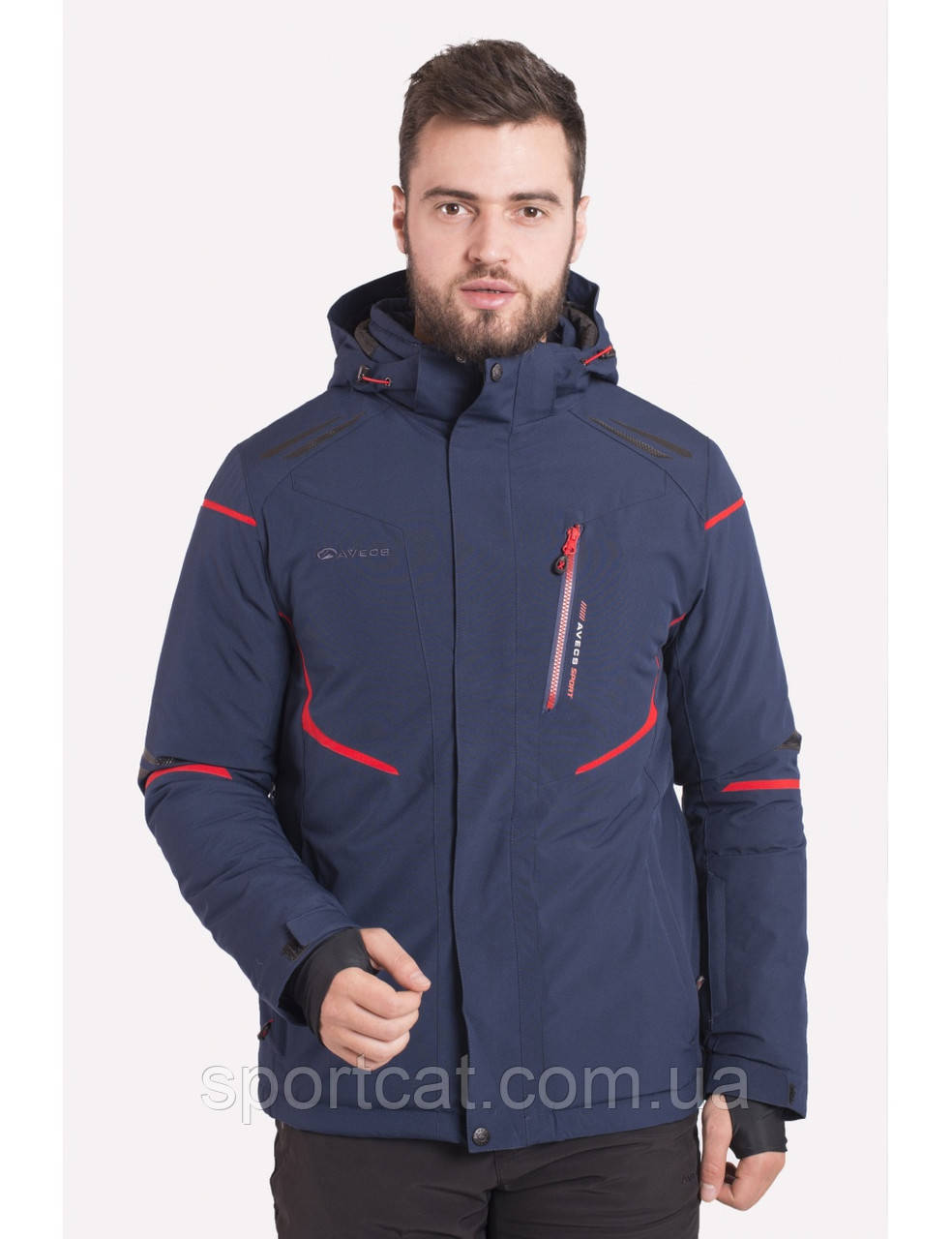 Чоловіча гірськолижна куртка Avecs, синій Р. 56, 58, 60