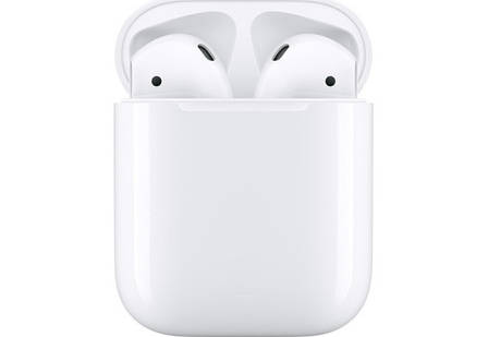 Бездротові навушники Apple AirPods (2 покоління) with Charging Case (MV7N2), фото 1
