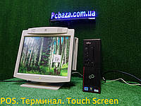 POS Торговый терминал Fujitsu C710\ Core i3\ 4gb\ 2xCOM\10 USB\ + 15" NCR Touchscreen