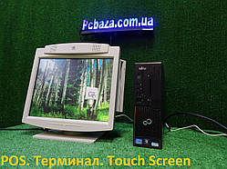 POS Торговий термінал Fujitsu C710/Core i3/4gb/2xCOM/10 USB/+15" NCR Touchscreen