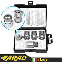 FARAD STARLOCK  ⁇  Гайки секретки М12x1.5x30 мм Сфера Обертове кільце (Acura, Honda) ключ 19