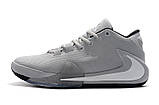 Баскетбольні кросівки Nike Zoom Freak 1 Grey, фото 3