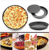 Форма для випікання Тарту з витискним дном діаметр 14 см