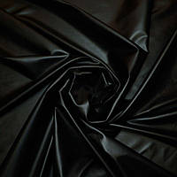 Шкірзам стрейч чорний