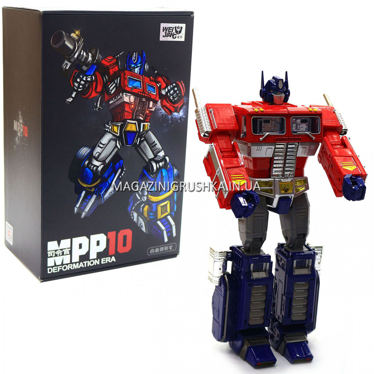 Трансформер Commander Kronos Toys Червоний з синім, 18х6х32 см (W8019)