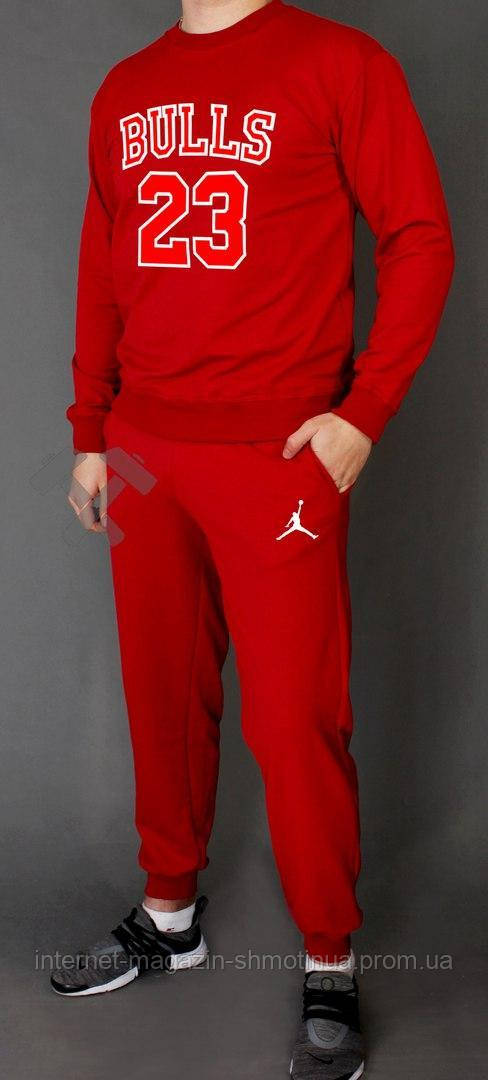 Чоловічий спортивний костюм Jordan червоний (люкс) XS