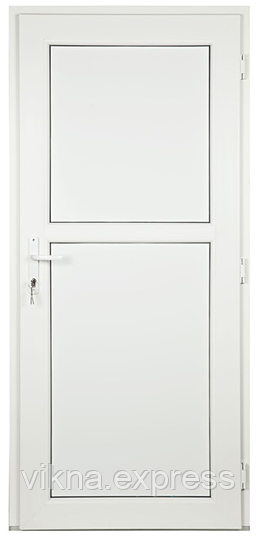 Пластикові міжкімнатні двері (білі) із замком 3500 грн за м кв