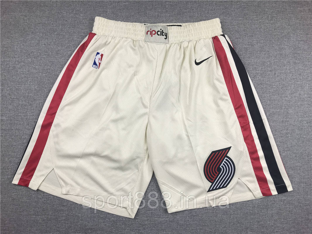 Білі шорти Nike команда Portland Trail Blazers City Edition NBA Swingman