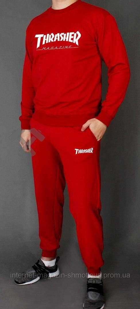 Чоловічий спортивний костюм Thrasher червоний (люкс) XS