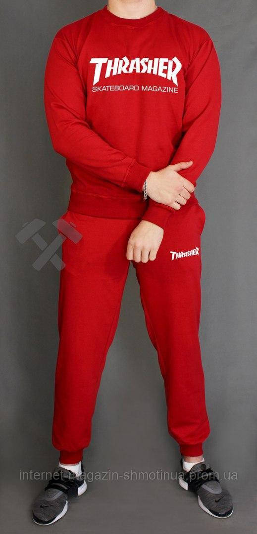 Чоловічий спортивний костюм Thrasher червоний (люкс) XS