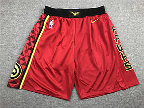 Червоні шорти Nike команда Atlanta Hawks NBA Swingman shorts