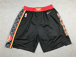 Чорні шорти Nike команда Atlanta Hawks NBA Swingman shorts