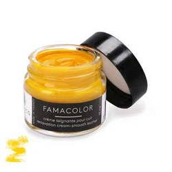 Рідка шкіра колір жовтий No308 для взуття та шкіряних виробів Famaco Famacolor, 15 мл
