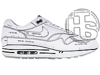 Мужские кроссовки Nike Air Max 1 Tinker Schematic White/Black CJ4286-100