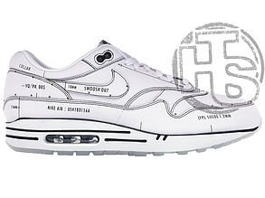 Чоловічі кросівки Nike Air Max 1 Tinker Schematic White/Black CJ4286-100