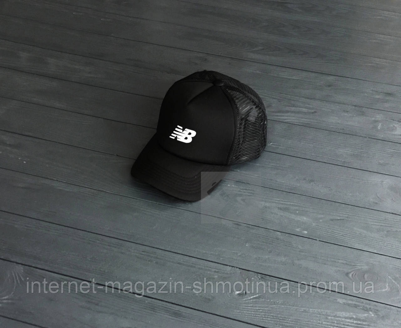 Спортивна кепка бейсболка Нью беланс, кепка New Balance з сіткою, брендовий