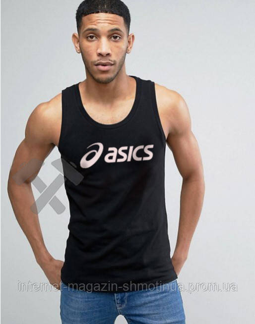 Чоловіча річна майка Асикс, майка Asics бавовняна брендова, S