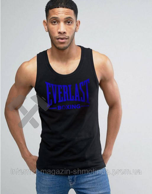 Чоловіча річна майка Еверласт, майка Everlast бавовняна брендова, S