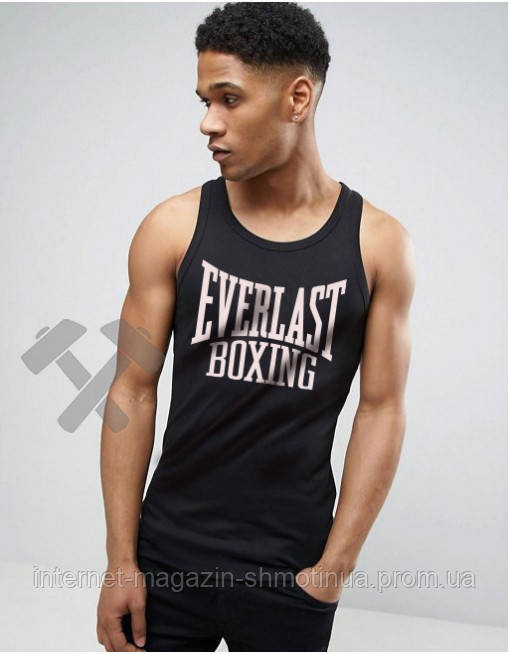 Чоловіча річна майка Еверласт, майка Everlast бавовняна брендова, S