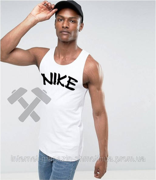 Чоловіча річна майка Найк, майка Nike бавовняна брендова, S