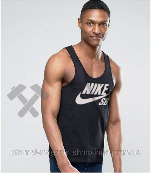 Чоловіча річна майка Найк, майка Nike бавовняна брендова, S