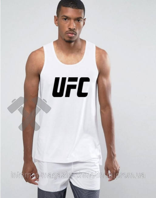 Чоловіча річна майка ЮФС, майка Ufc бавовняна брендова, S