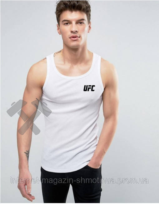 Чоловіча річна майка ЮФС, майка Ufc бавовняна брендова, S