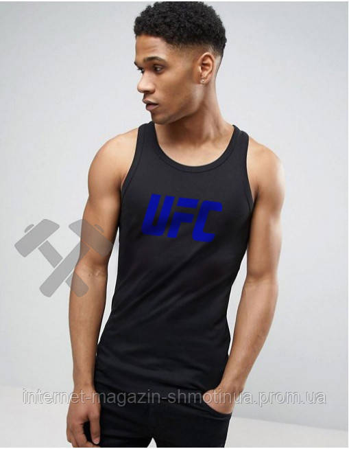Чоловіча річна майка ЮФС, майка Ufc бавовняна брендова, S