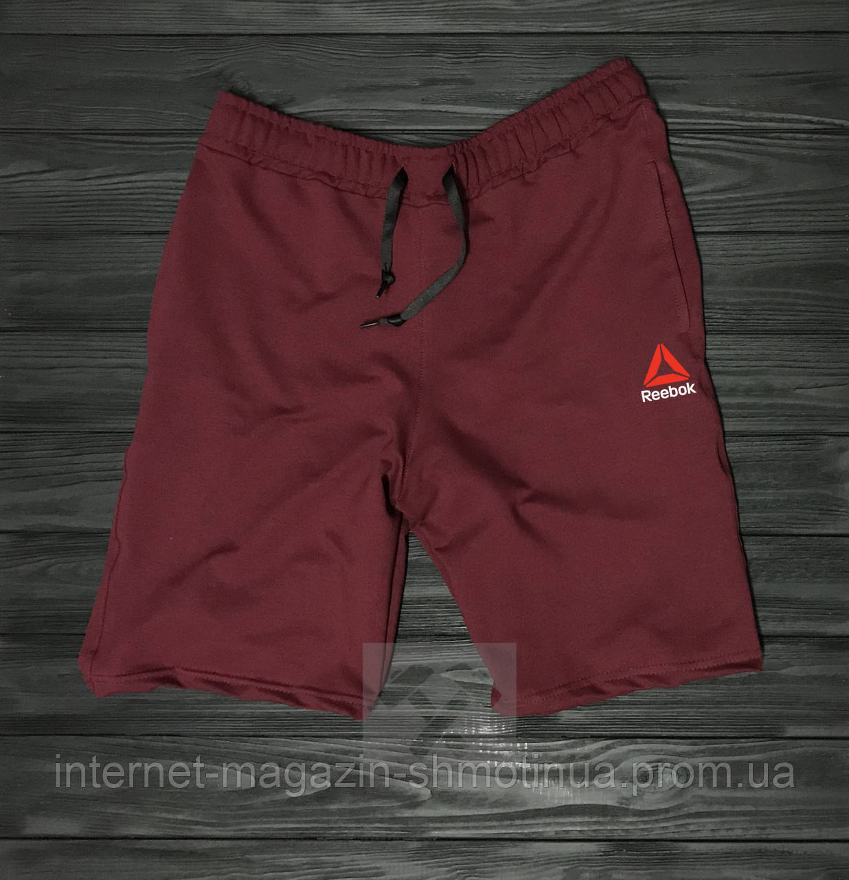 Чоловічі шорти Reebok, чоловічі шорти Рібок, спортивні шорти, брендові шорти чоловічі, червоні S