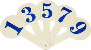 Віяло цифр 1-10, К-7375