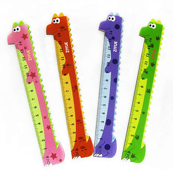 Лінійка 14 см Дерево Динозавр S-1353