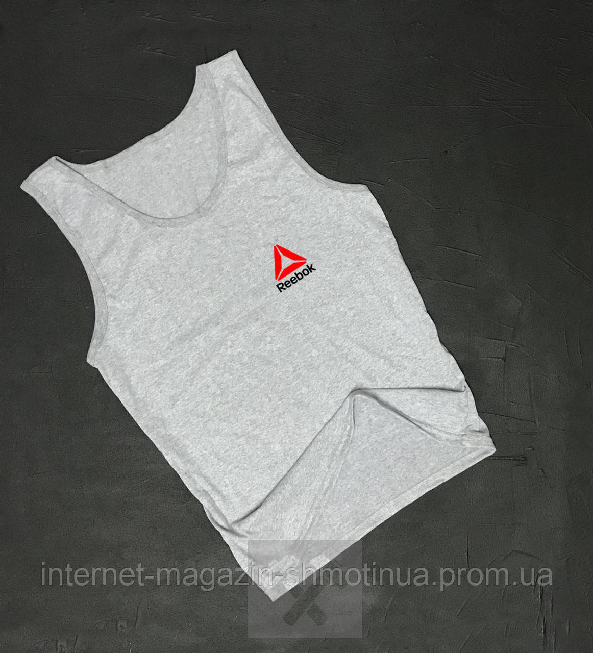 Чоловіча річна майка Рібок, майка Reebok бавовняна брендова, S
