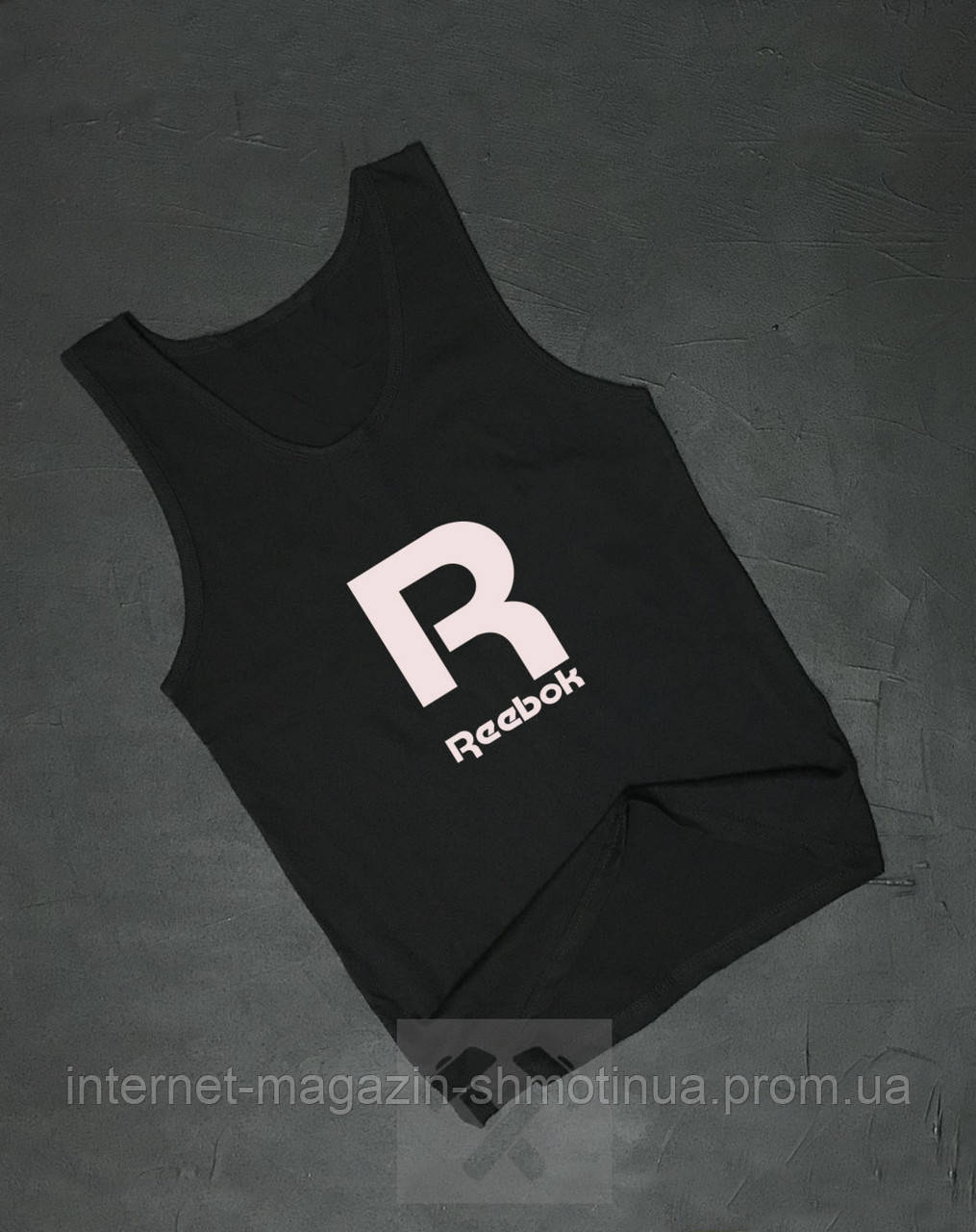 Чоловіча річна майка Рібок, майка Reebok бавовняна брендова, S