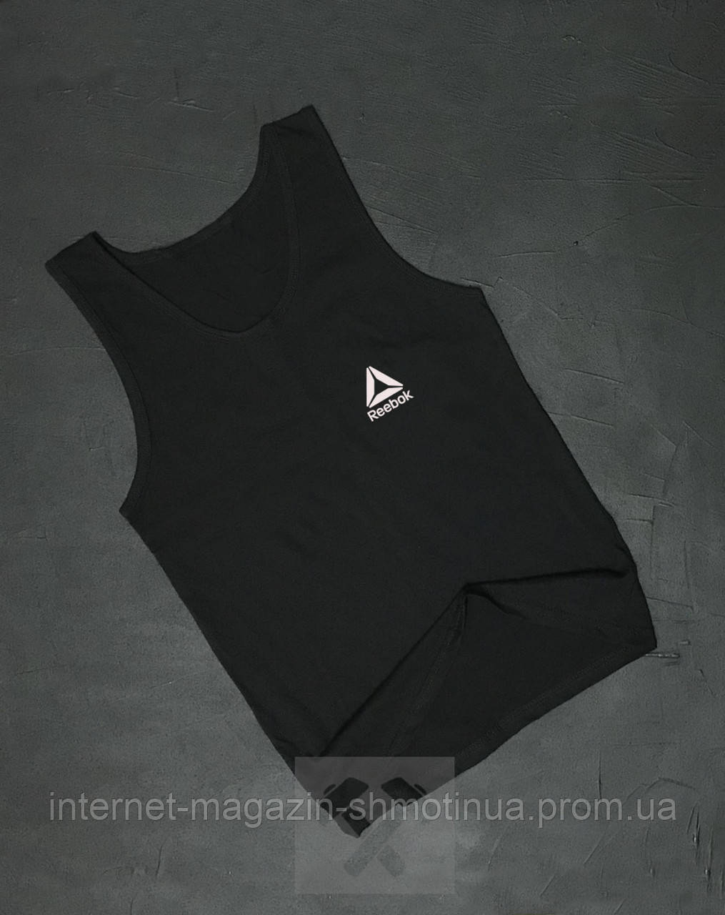 Чоловіча річна майка Рібок, майка Reebok бавовняна брендова, S