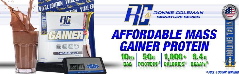 Гейнер високо-білковий Ronnie Coleman Signature Series Gainer XS 4500 г, фото 3