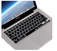 Apple MacBook Air Pro 13/15/17"  Накладка Защита силикон клавиша ENTER верт./гориз. раскладка UK черный