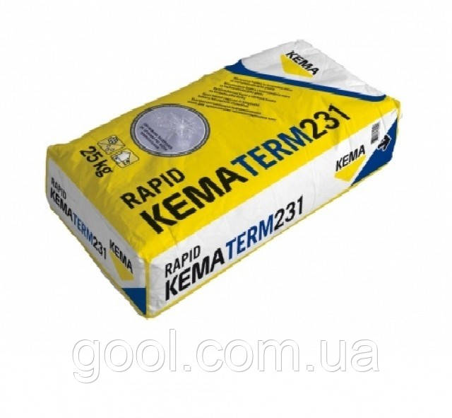 Кема Кематерм 231 універсальна клейка суміш мішет. 25кг.