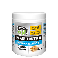 Арахисовая паста Go On Nutrition Peanut butter crunchy 470 g