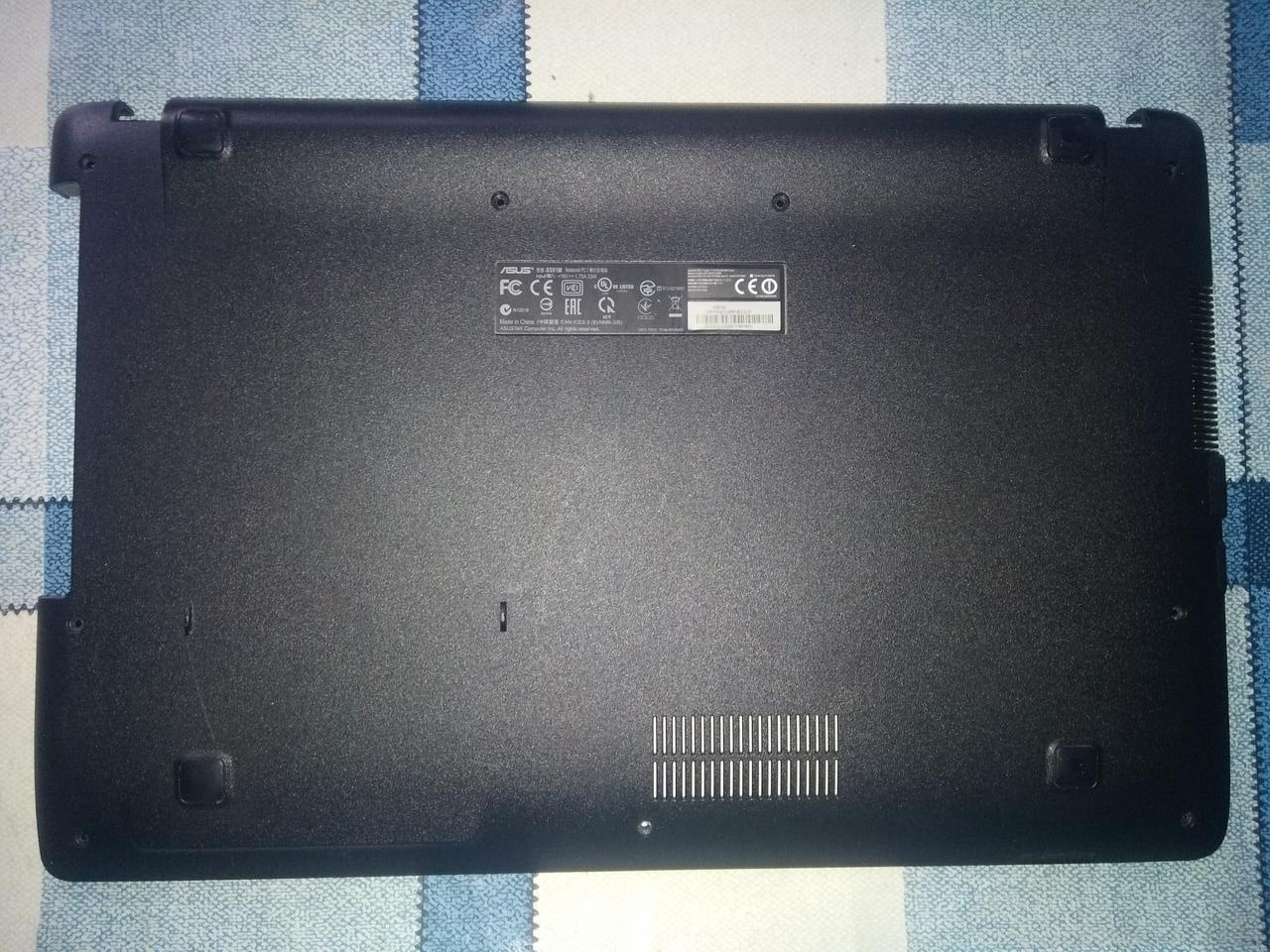 Нижняя часть корпуса дно поддон для ноутбука Asus X551 x551ma x551ca f551c f551ca F551ma R512m R512ma - фото 2 - id-p1103677917