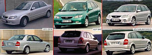 Кузовні запчастини для Mazda 323 2001-03 F/S (BJ)