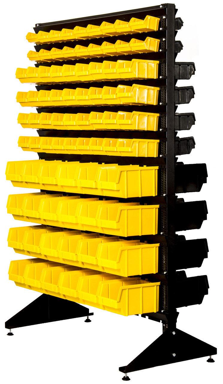 Стеллаж складской двухсторонний